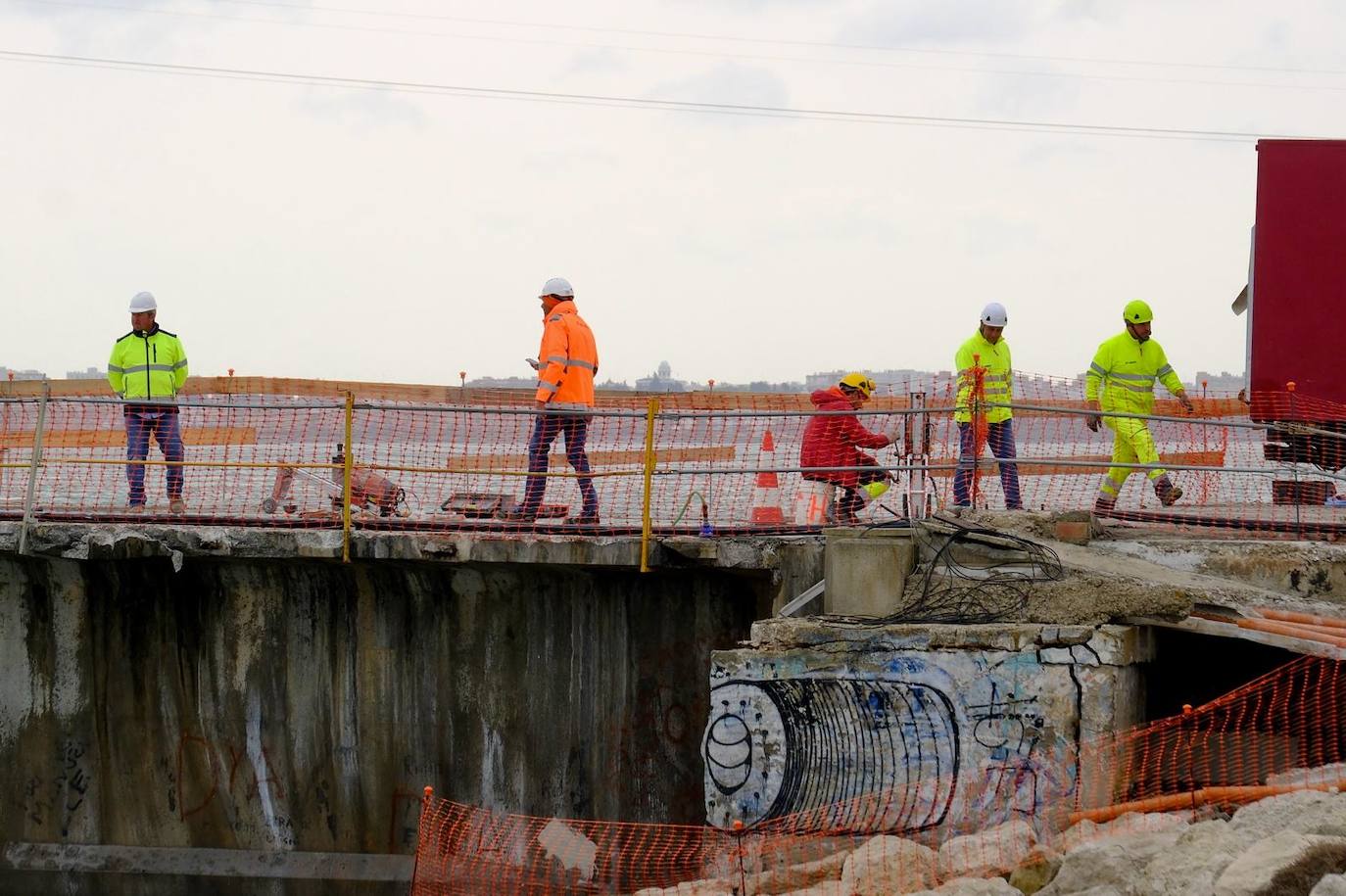 La evolución del Puente Carranza de Cádiz tras las obras, en fotos