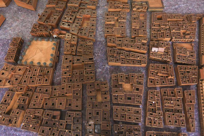 Fotos: Así está siendo la restauración de la Maqueta de Cádiz