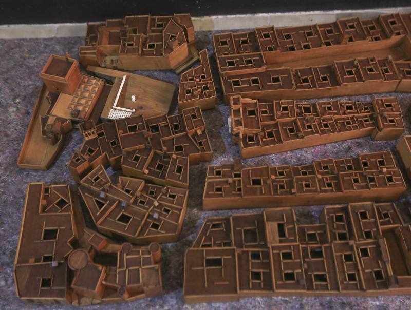 Fotos: Así está siendo la restauración de la Maqueta de Cádiz