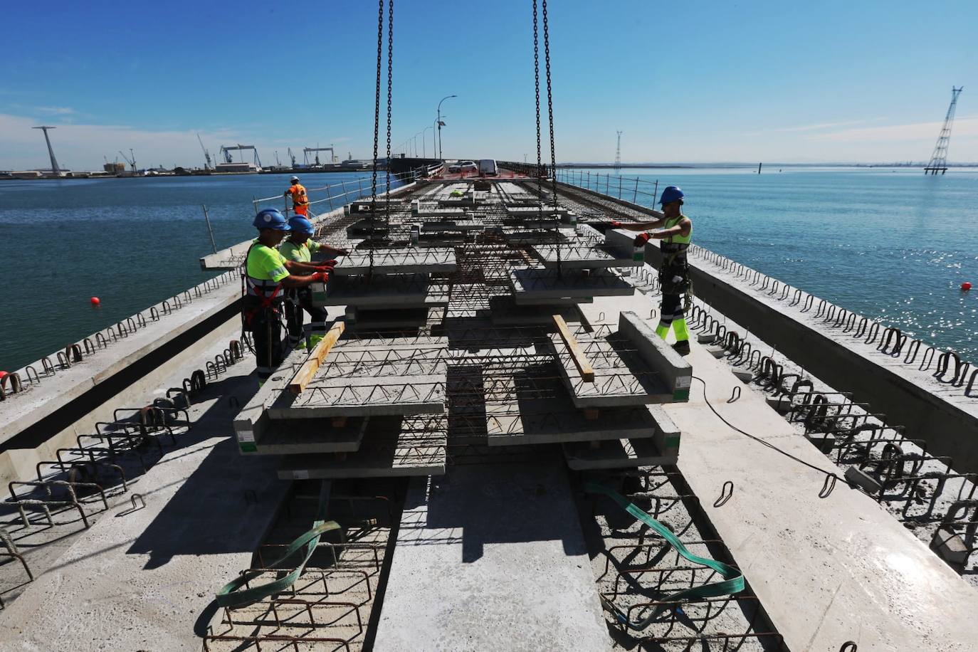 Evolución de la obra del puente Carranza