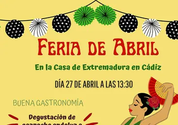 Este sábado se celebra la Feria de Abril... en Cádiz