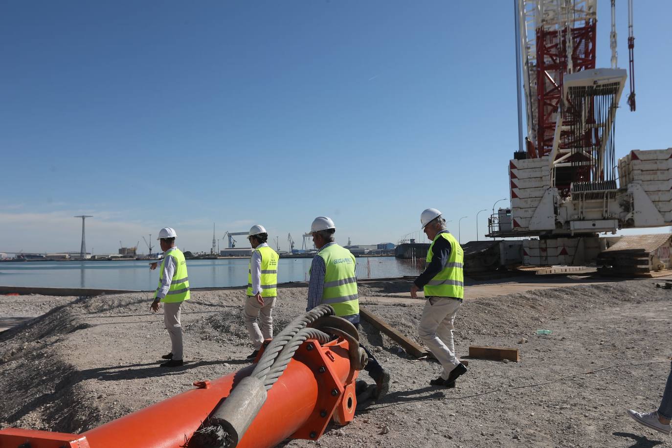 Evolución de la obra del puente Carranza
