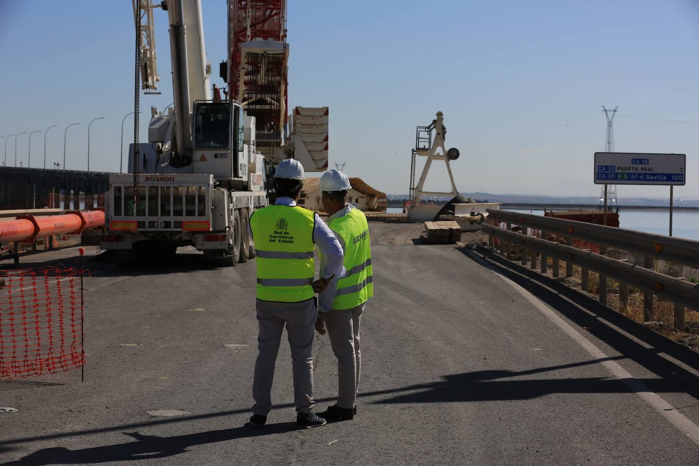 Evolución de la obra del puente Carranza