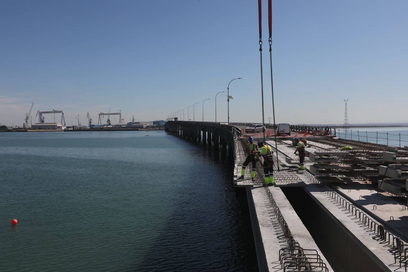 Evolución de la obra del puente Carranza