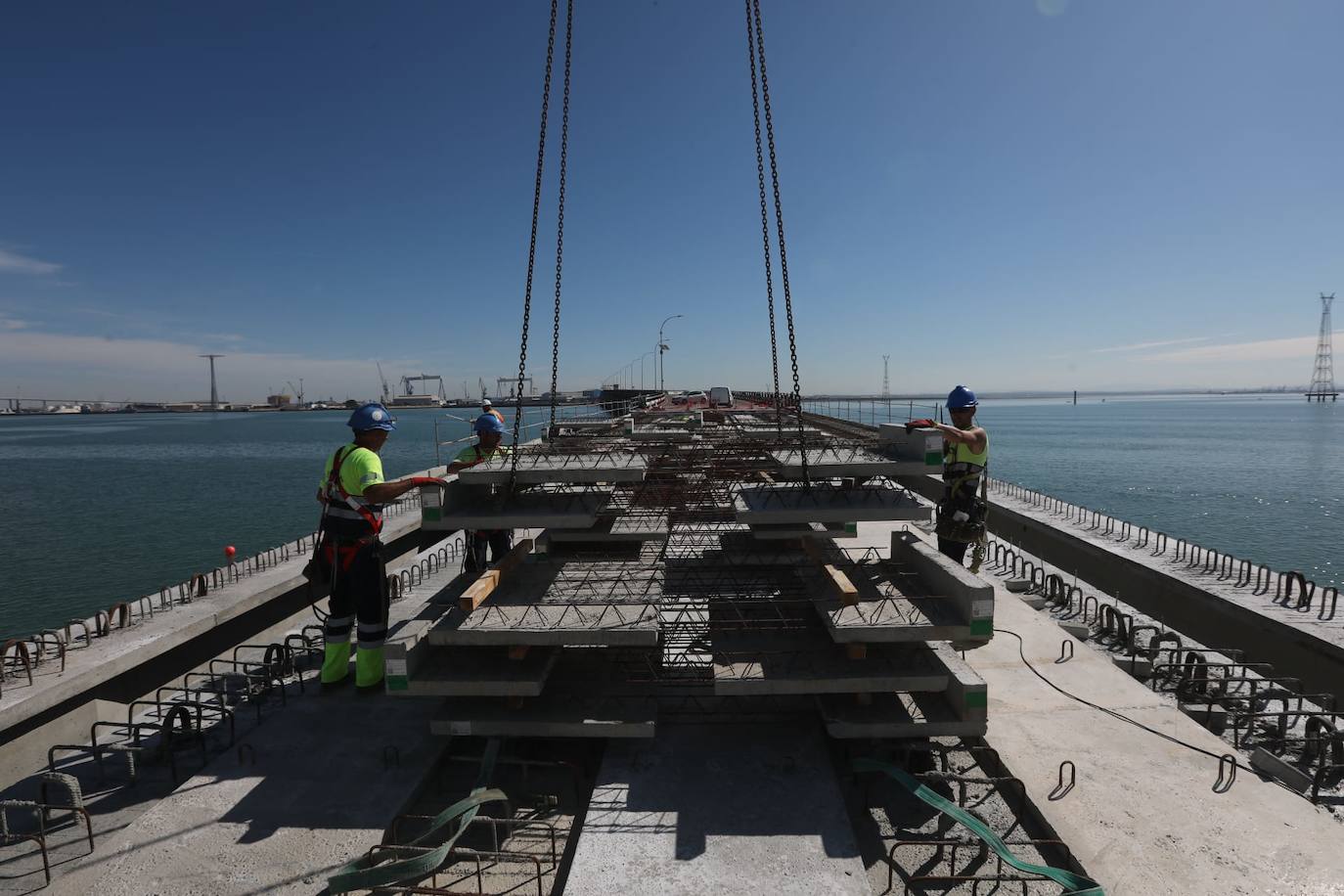 Evolución de la obra del puente Carranza