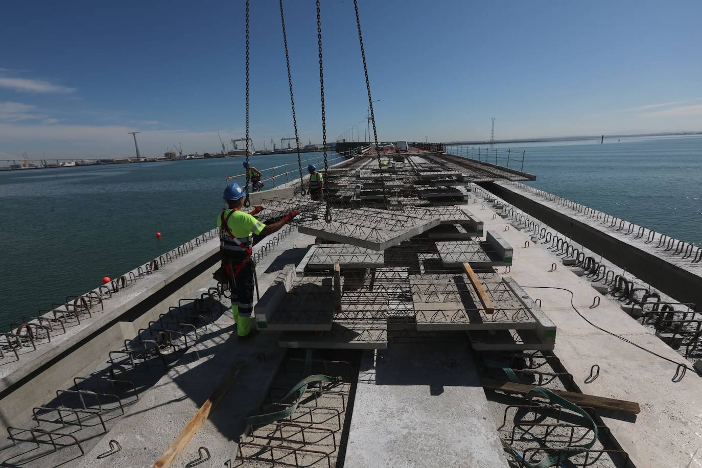 Evolución de la obra del puente Carranza