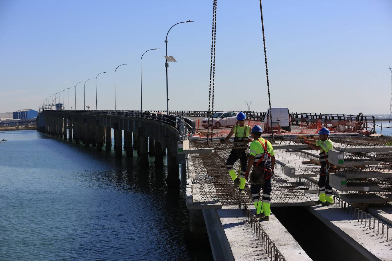 Evolución de la obra del puente Carranza