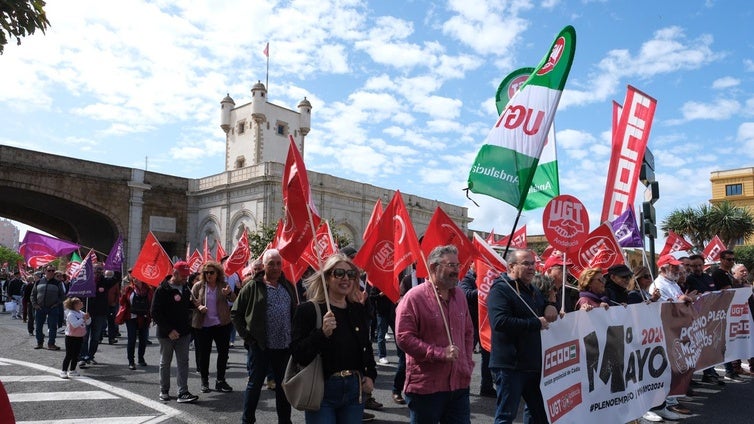 El Primero de Mayo en Cádiz, igual que el último