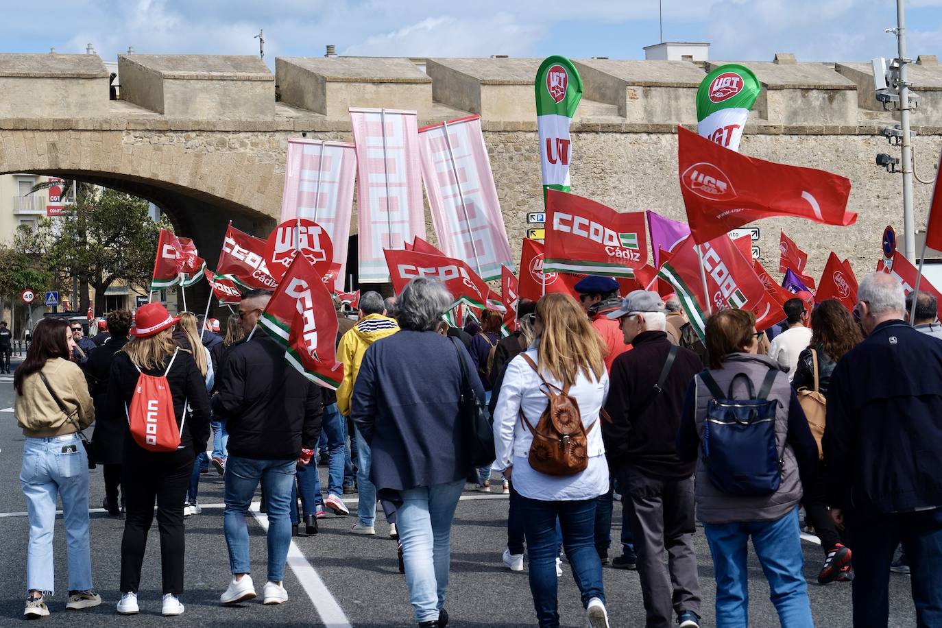 Fotos: Manifestación del 1 de mayo en Cádiz