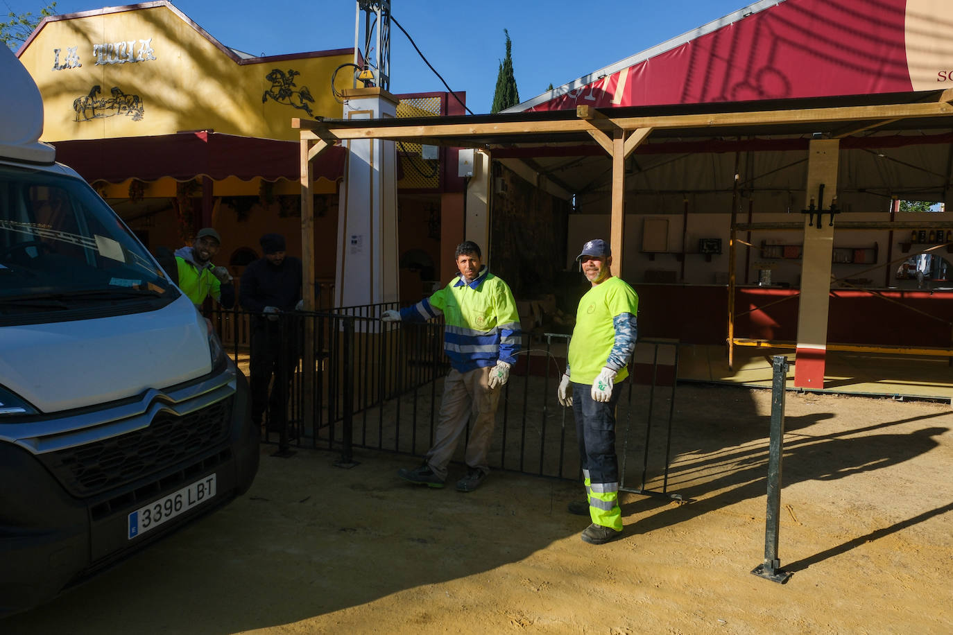 Fotos: Jerez ya se prepara para la Feria del Caballo