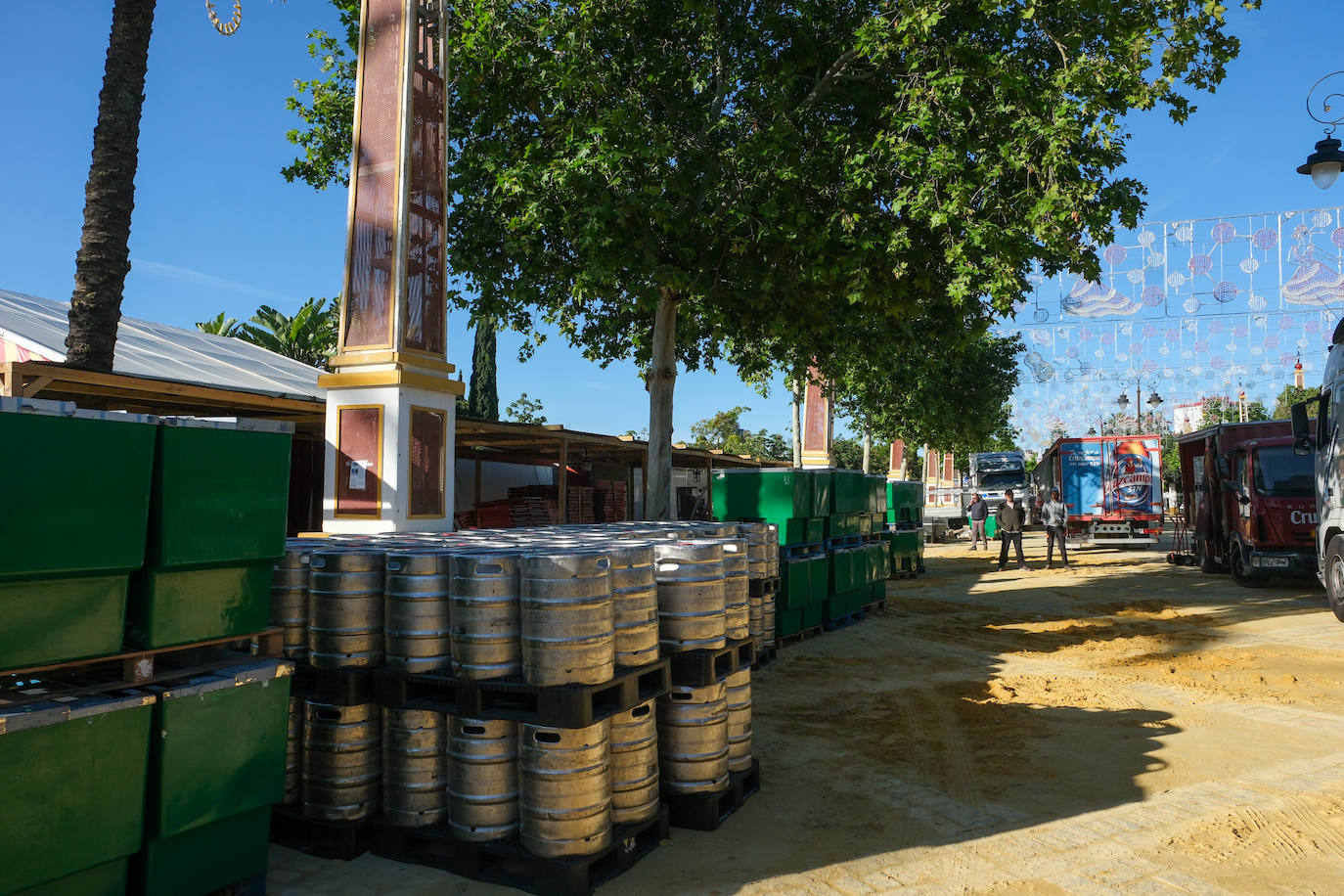 Fotos: Jerez ya se prepara para la Feria del Caballo