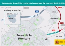 El acceso norte a Jerez se adaptará al tránsito de peatones y bicicletas