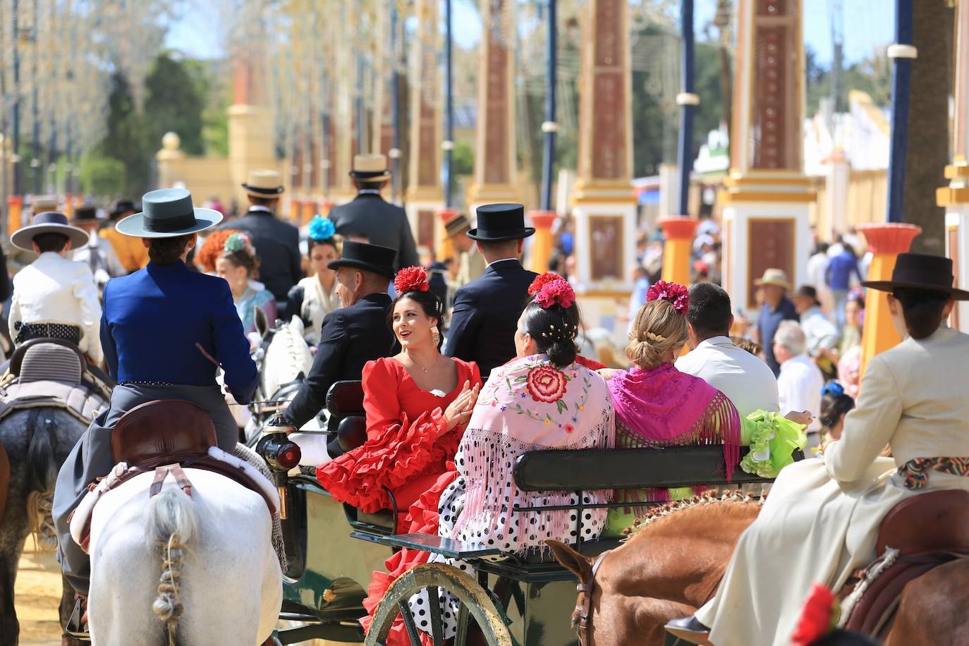 Fotos: Gran domingo de Feria en Jerez