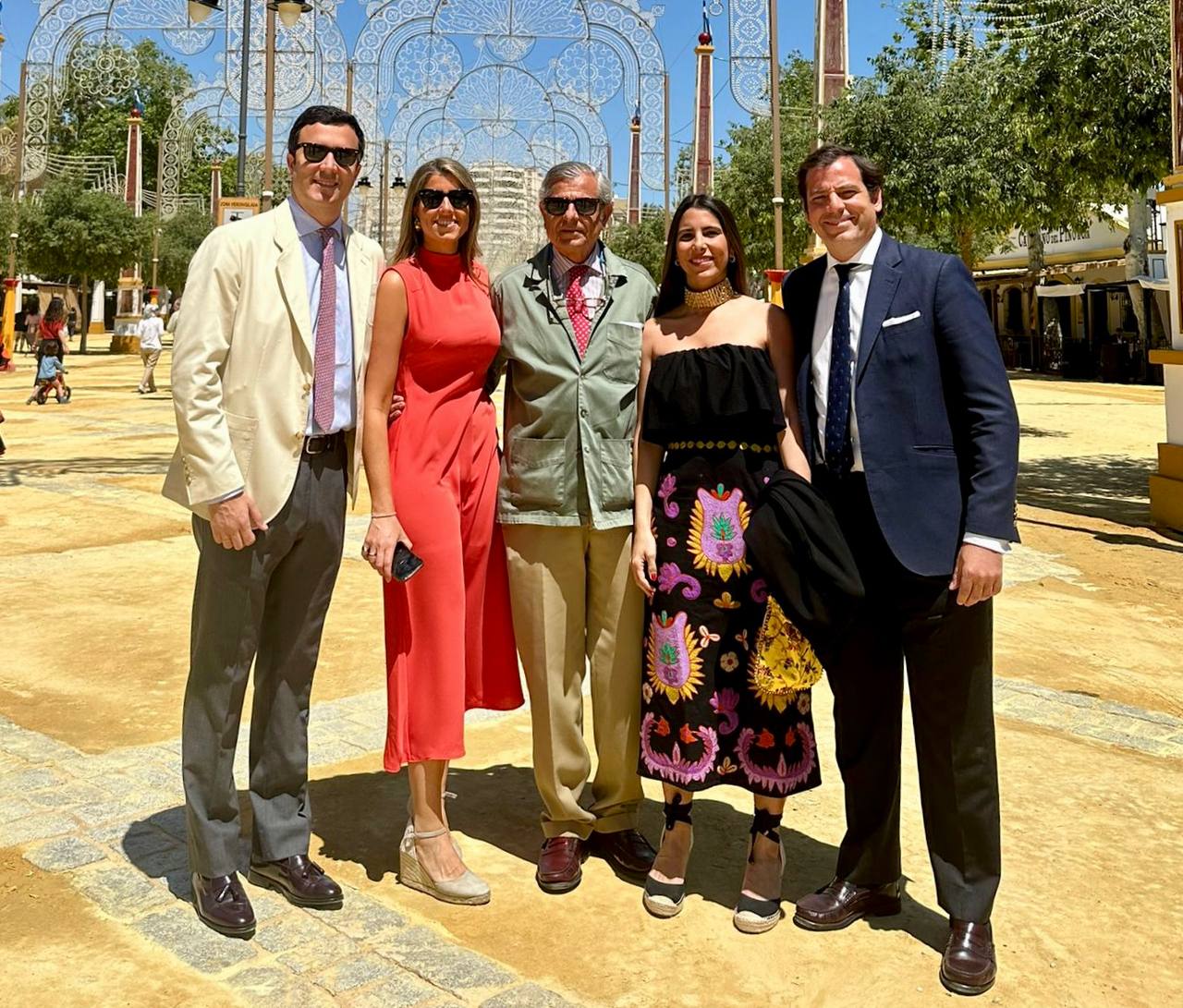 Alfonso Casal, Lucía Guerrero, Juan Guerrero, Alesandra Palacios y Nacho Guerrero