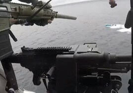 Vídeo: Con disparos de precisión, así actúa la fuerza americana contra las narcolanchas que no paran ante un 'alto'