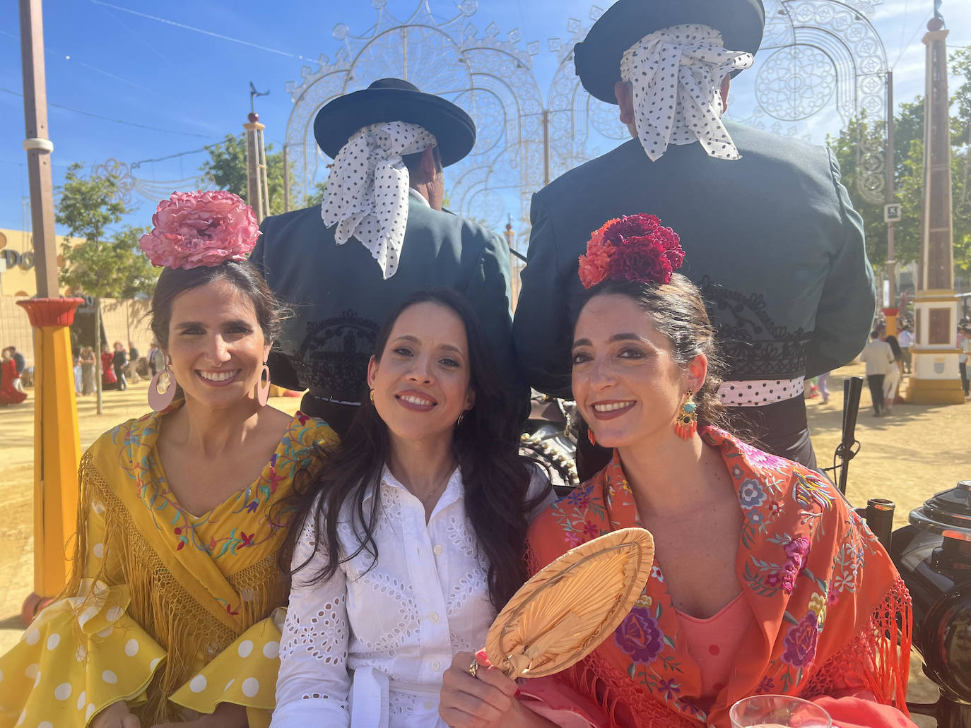 Carla López, Darelys González y María Bohórquez