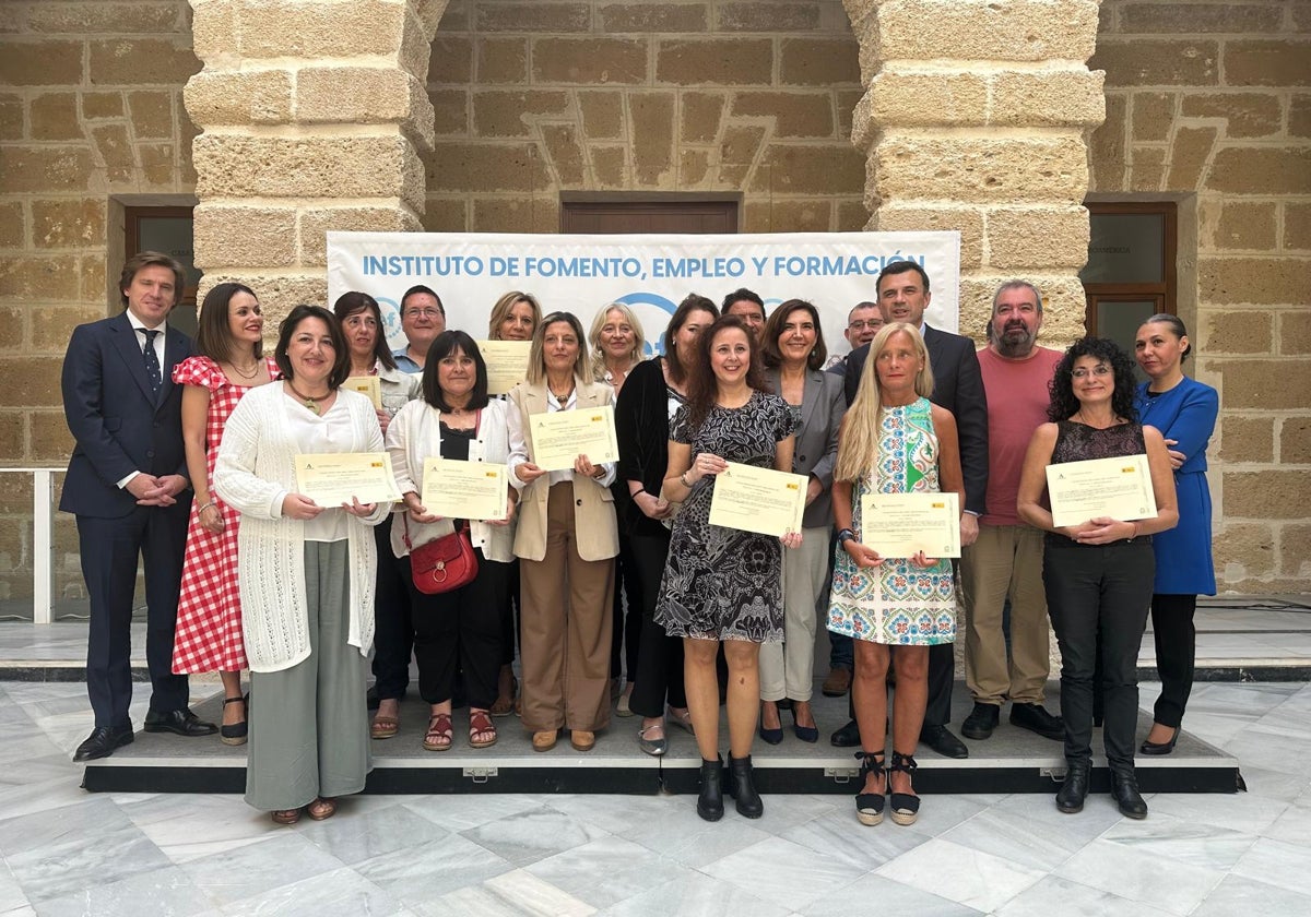 Clausura del programa municipal de Empleo y Formación de Cádiz