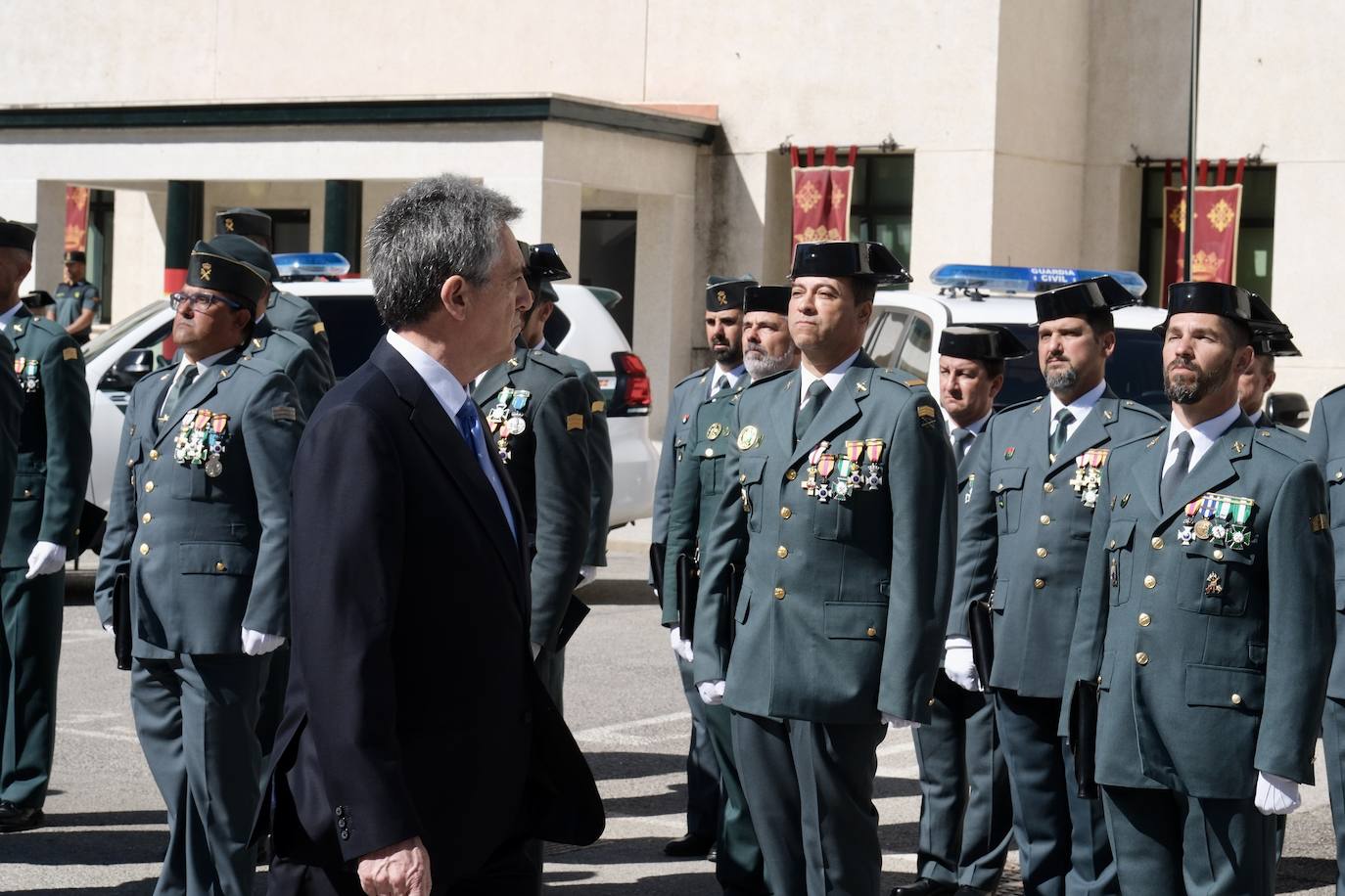 Fotos: Así ha sido la toma de posesión del nuevo jefe de la Comandancia, el coronel Luis Martín Velasco