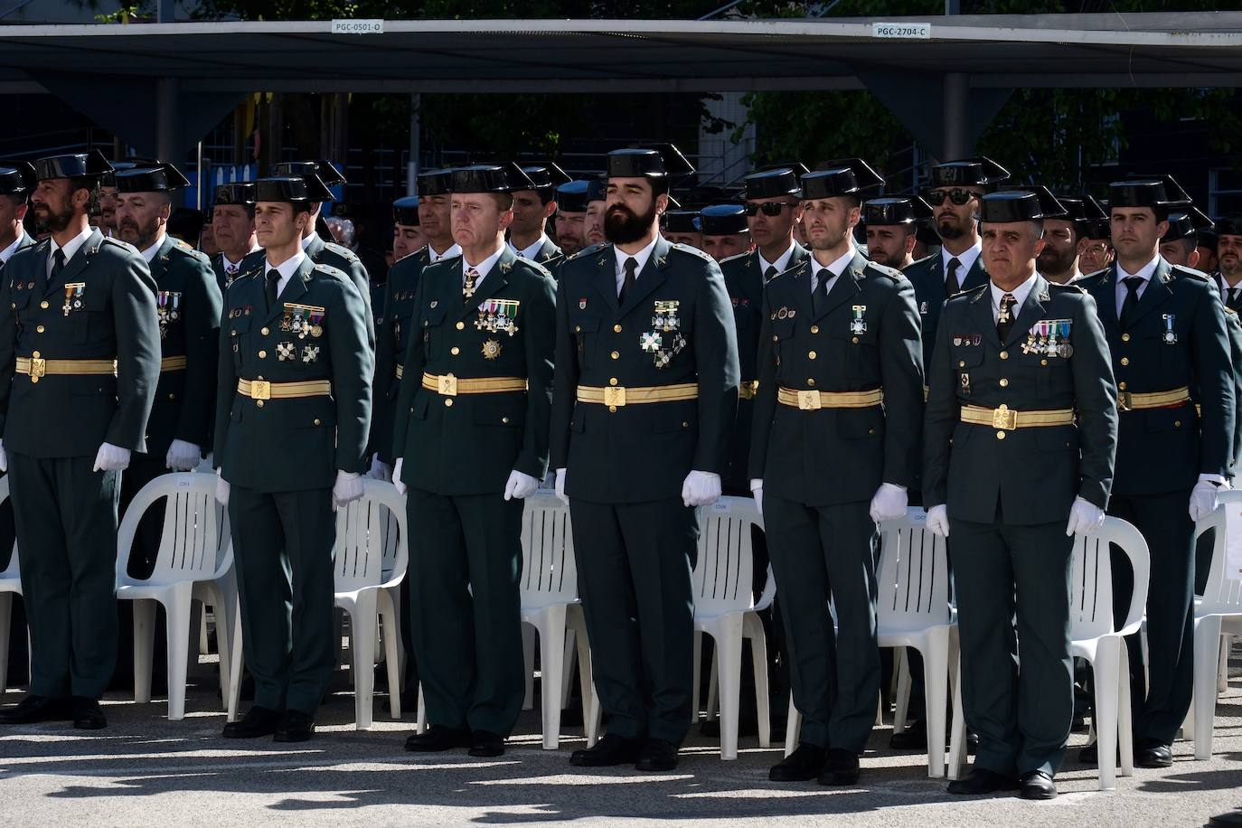 Fotos: Así ha sido la toma de posesión del nuevo jefe de la Comandancia, el coronel Luis Martín Velasco