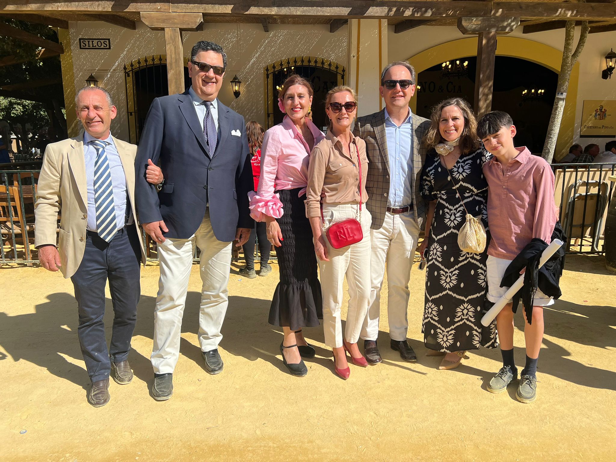 Felipe Lazcano, Pedro Martín, Rosa Gallardo, Lourdes Zaldivar, Sixto Marcos, Míriam del Campo y Alberto Lazcano