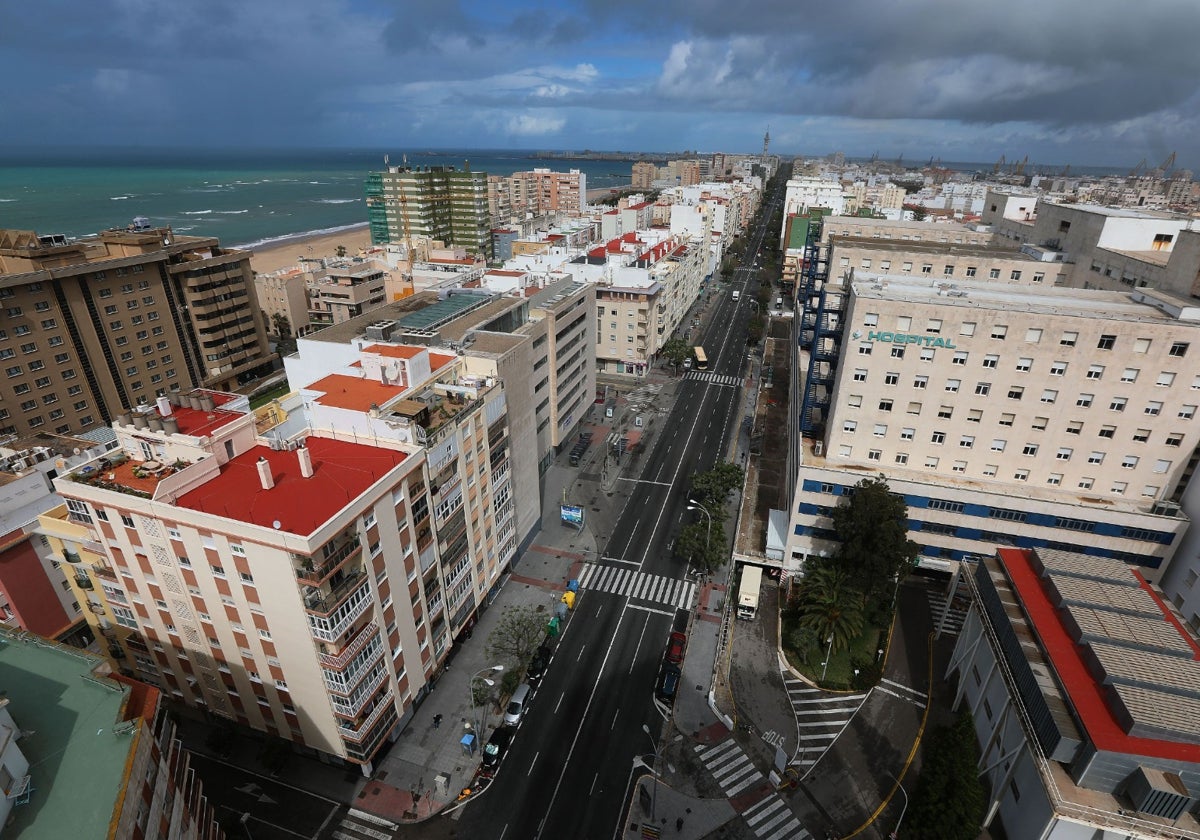 El hospital Puerta del Mar ha sido uno de los centros afectados por el fallo informático