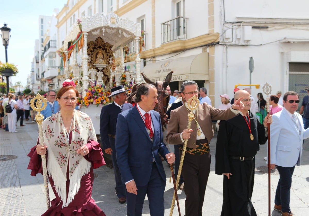 La Hermandad del Rocío de Chiclana inicia su peregrinación hacia Almonte