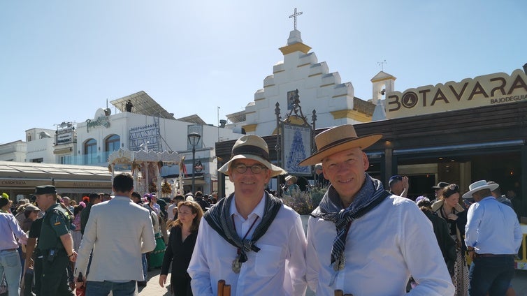 Jeroen y Ronald, dos rocieros de Róterdam