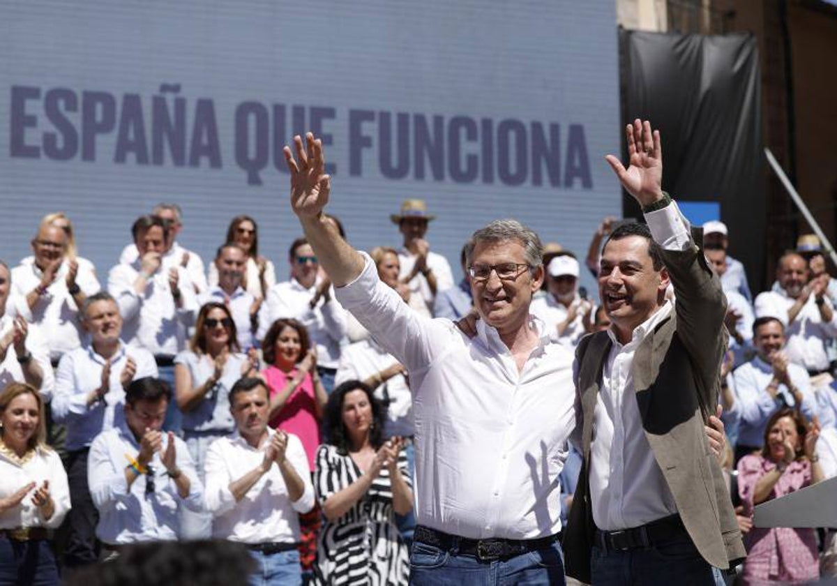 Alberto Núñez Feijóo y Juanma Moreno estarán en la provincia de Cádiz en los próximos días.