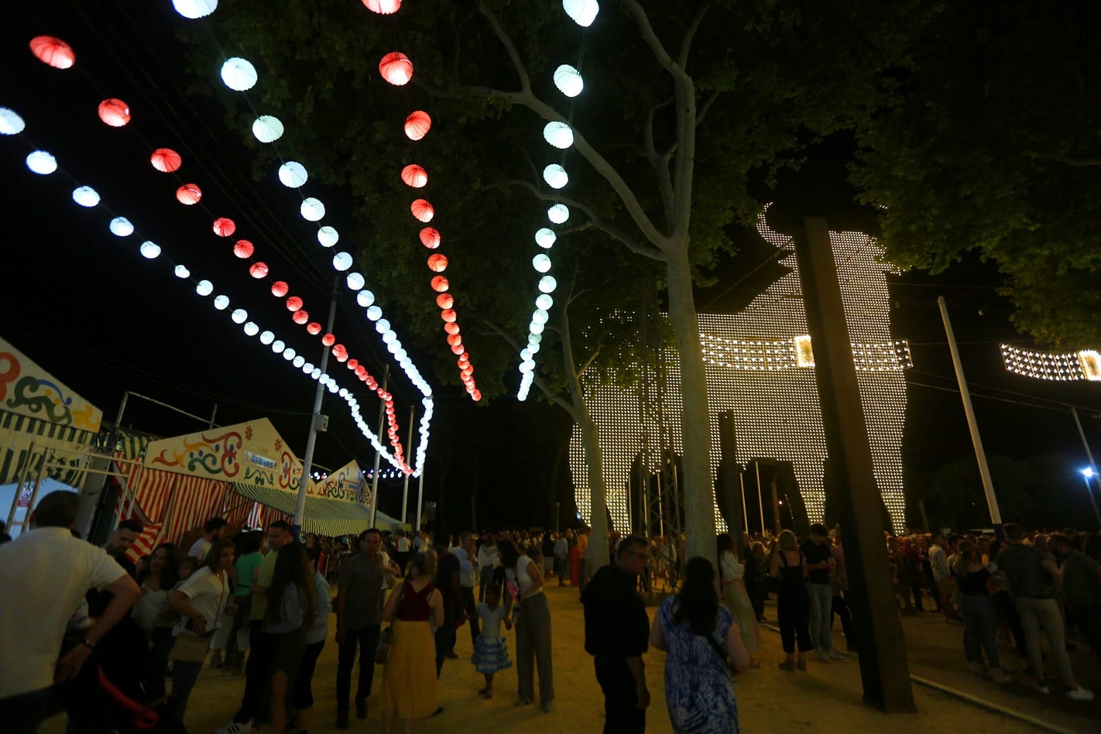 Fotos: Así fue el alumbrado de la Feria de El Puerto