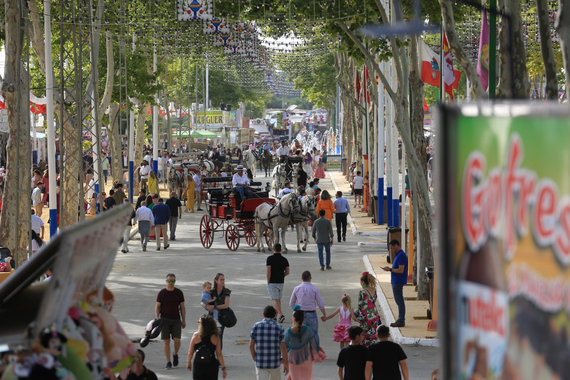 El primer día de Feria de El Puerto en imágenes
