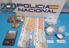 Ingresan en prisión cuatro personas por venta de droga a pequeña escala en la Bahía de Cádiz