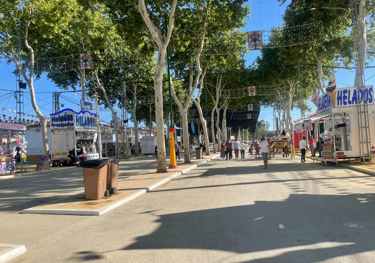 Últimos visitantes a la Feria de El Puerto