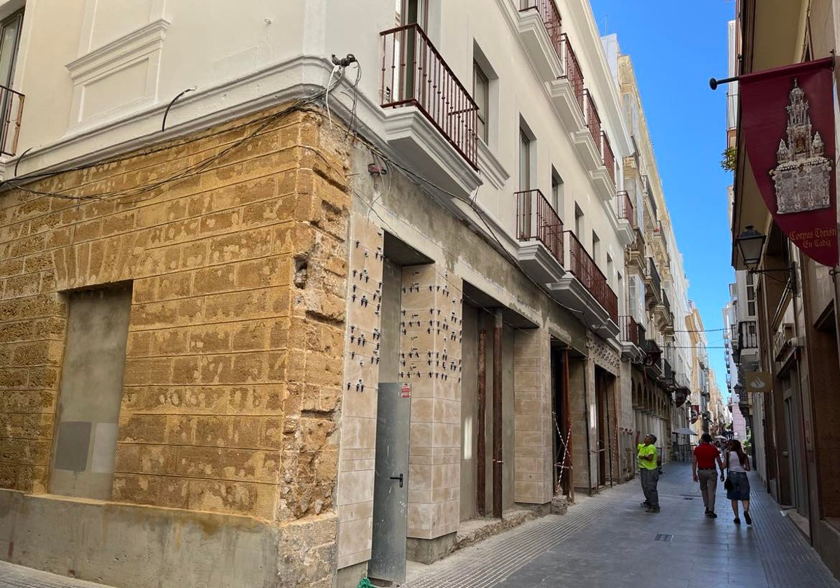 Las obras en el edificio de la calle San Francisco se han acelerado en las últimas semanas