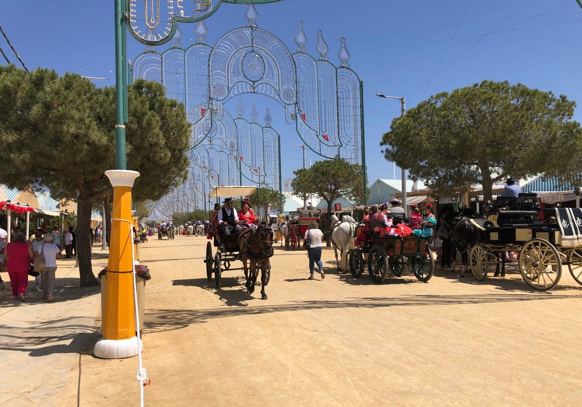 Avenida del Moscatel entrada la tarde