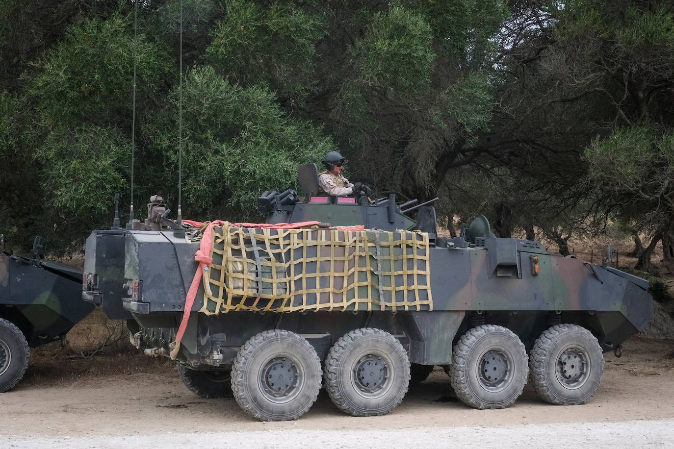 Fotos: Adiestramiento en El Retín para defender la frontera de Rumanía y Ucrania