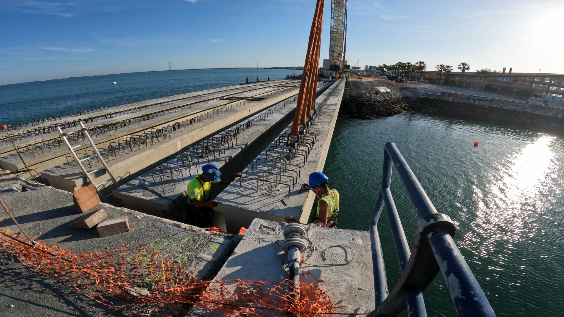 La evolución del Puente Carranza de Cádiz tras las obras, en fotos