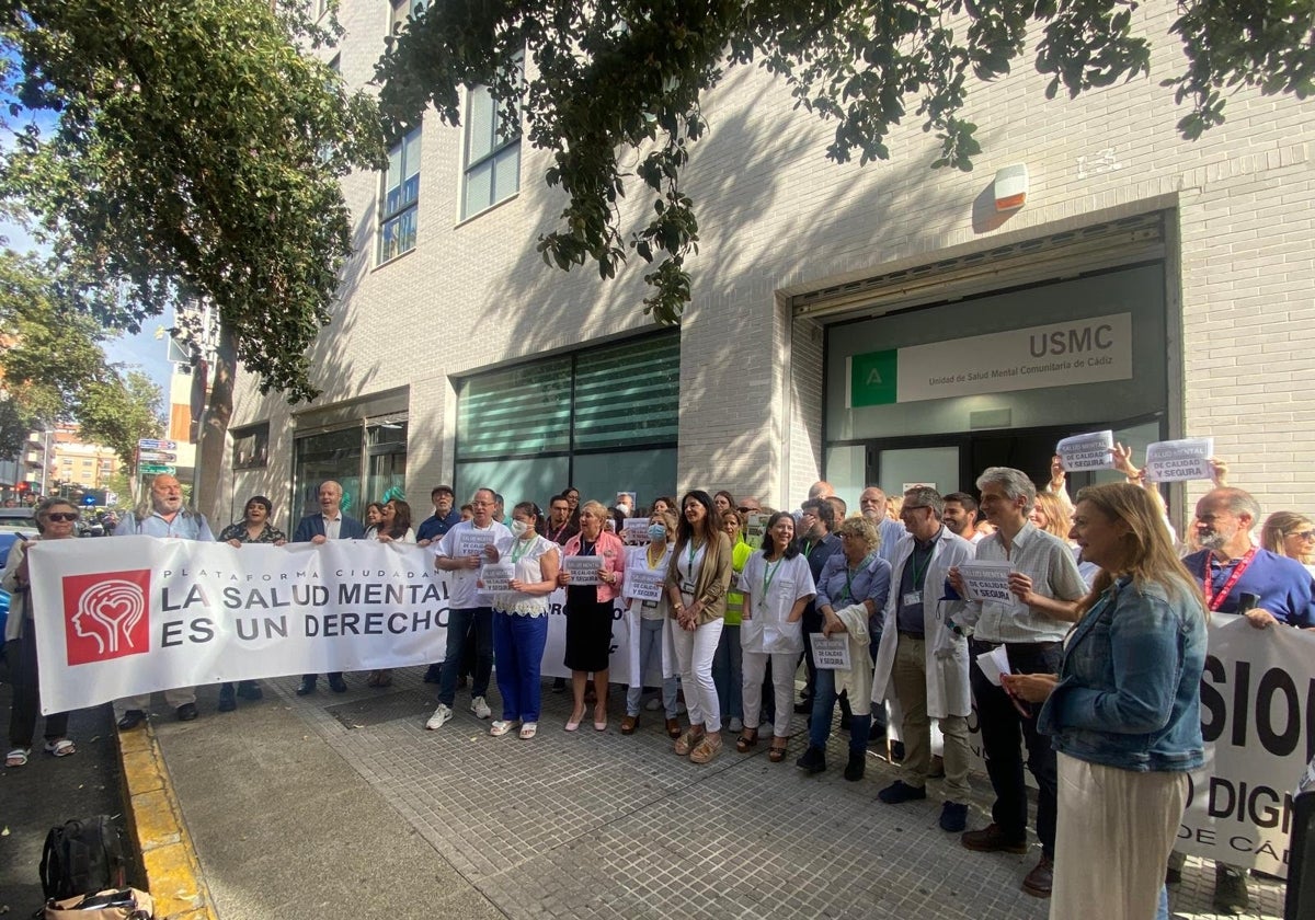 Profesionales de la Unidad de Salud Mental Comunitaria de Cádiz.