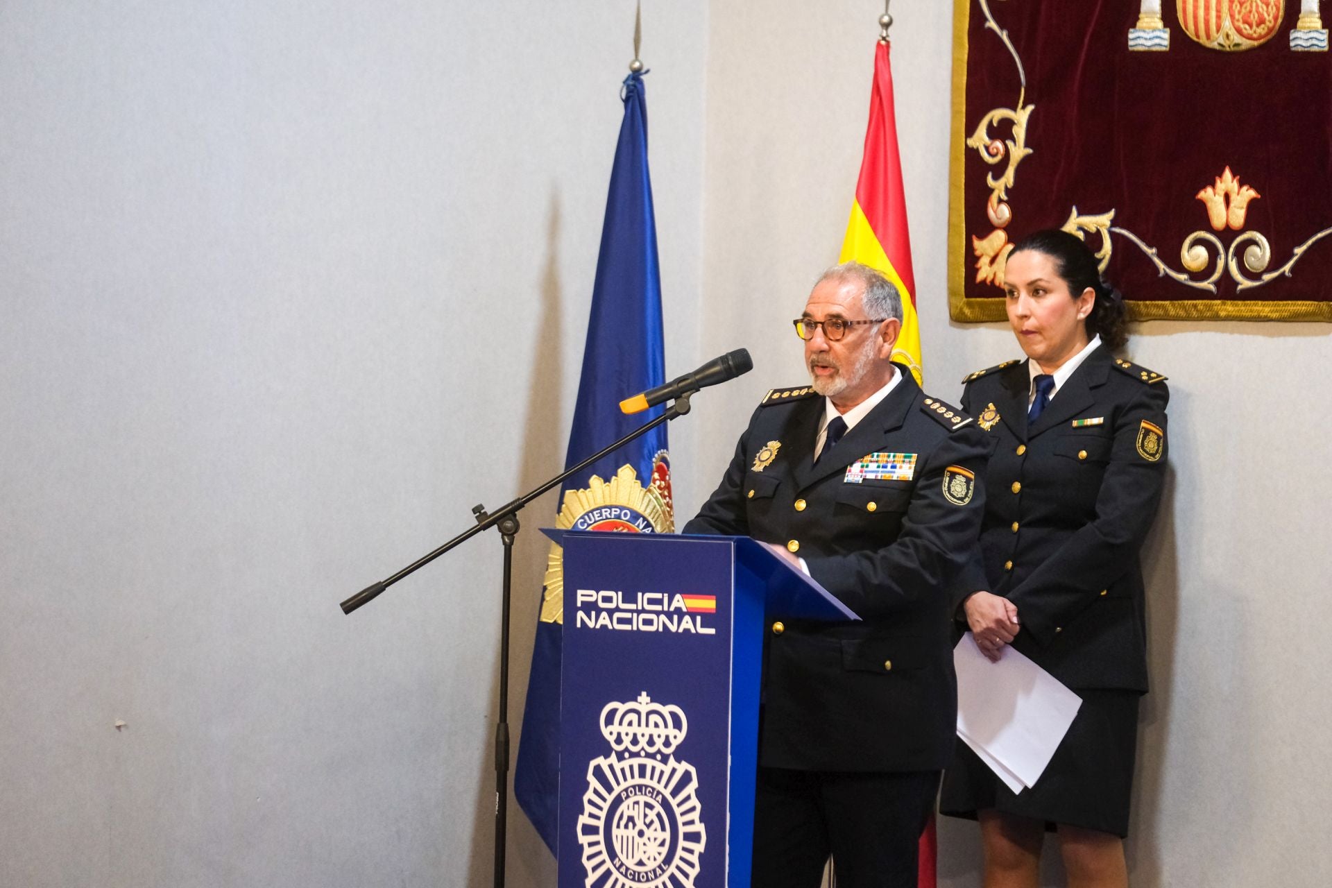 Fotos: acto en conmemoración del Día de las víctimas del terrorismo en la Policía Nacional