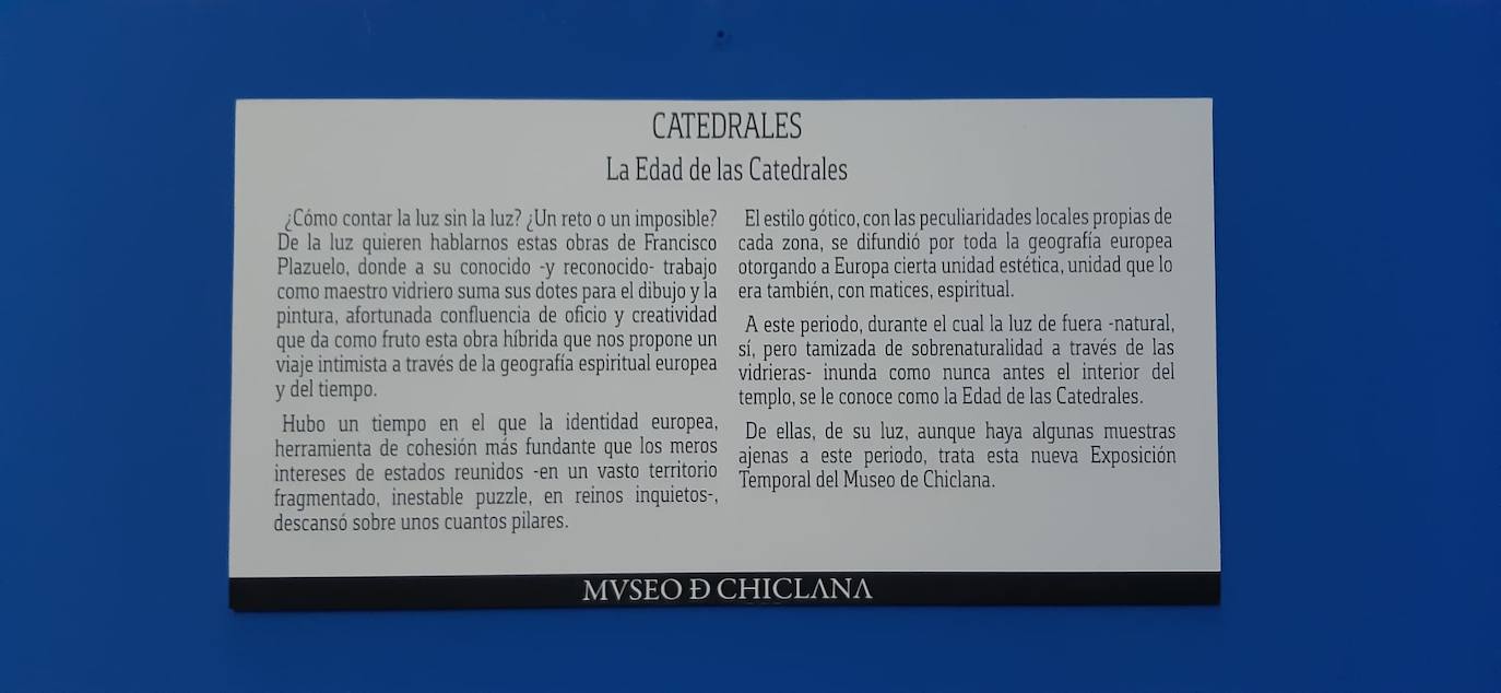 Fotos: Exposición &#039;Catedrales. Cuadro al óleo de luz divina’, de Francisco Plazuelo