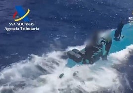 Prisión provisional para los cuatro detenidos en el 'narcosubmarino' interceptado en alta mar