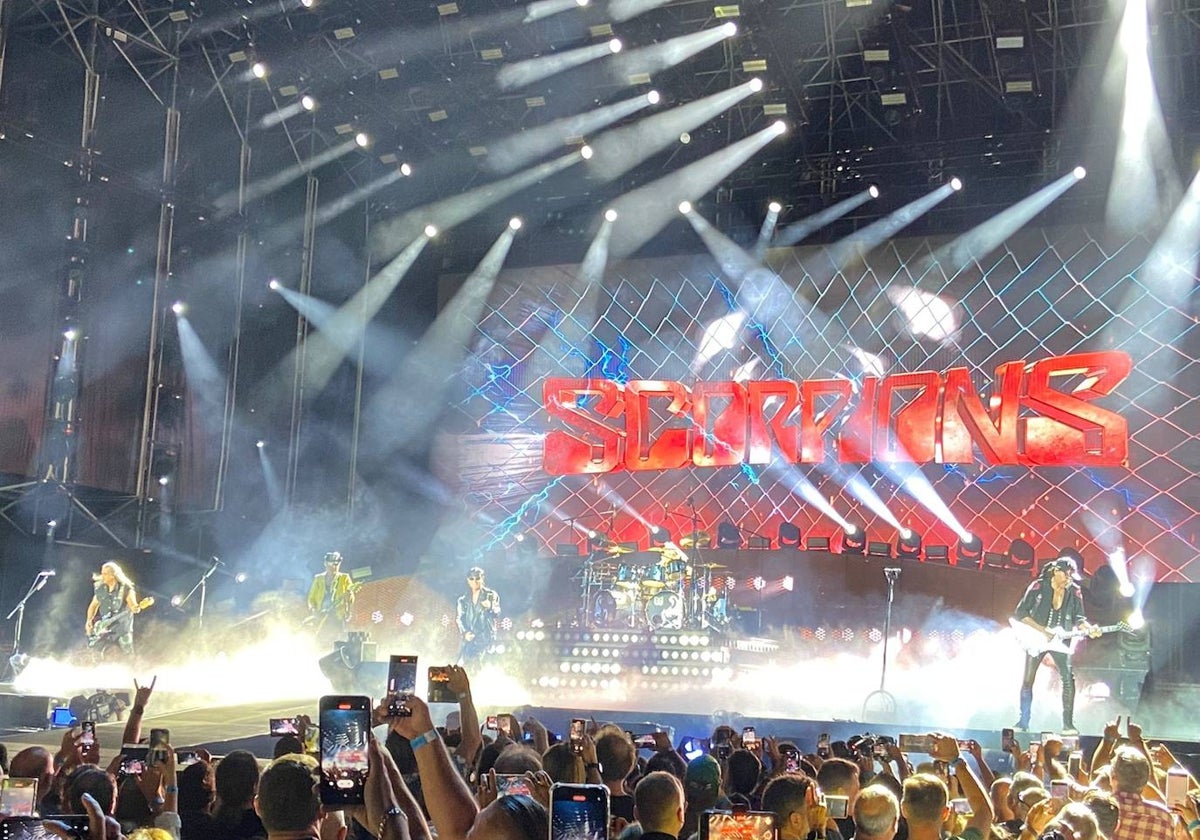 Concierto de Scorpions en Concert Music Festival