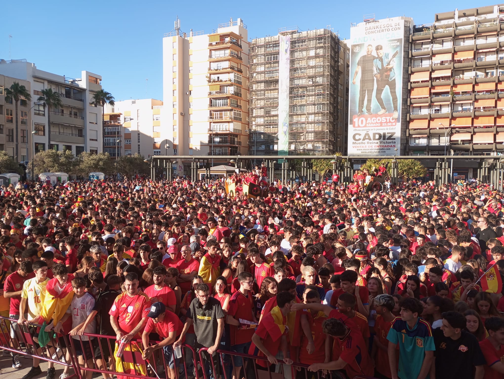 Fotos: Cádiz y La Roja, un solo corazón en la final de la Eurocopa 2024