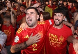 Fotos: Cádiz y La Roja, un solo corazón en la final de la Eurocopa 2024