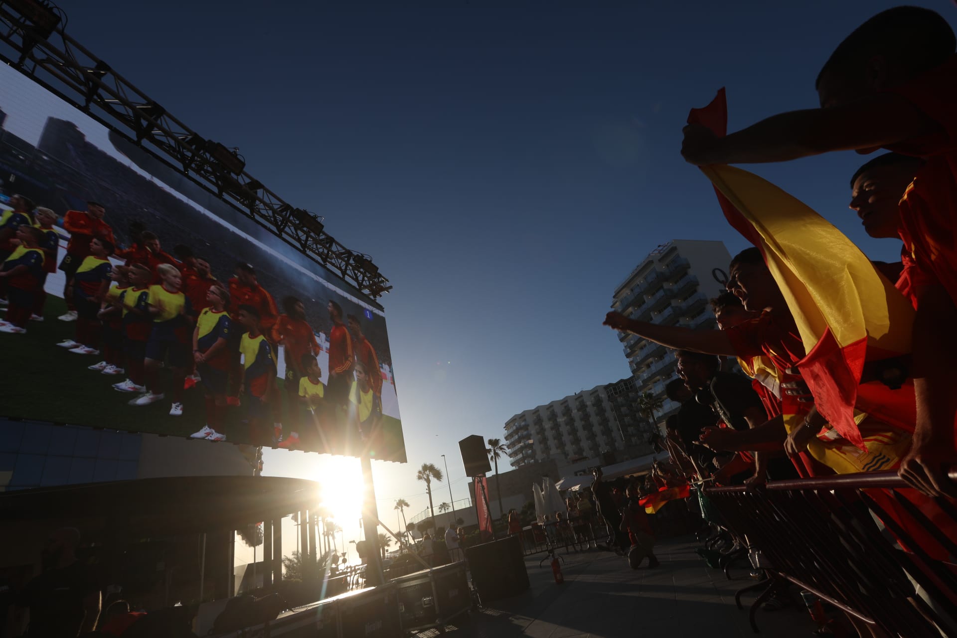 Fotos: Cádiz y La Roja, un solo corazón en la final de la Eurocopa 2024