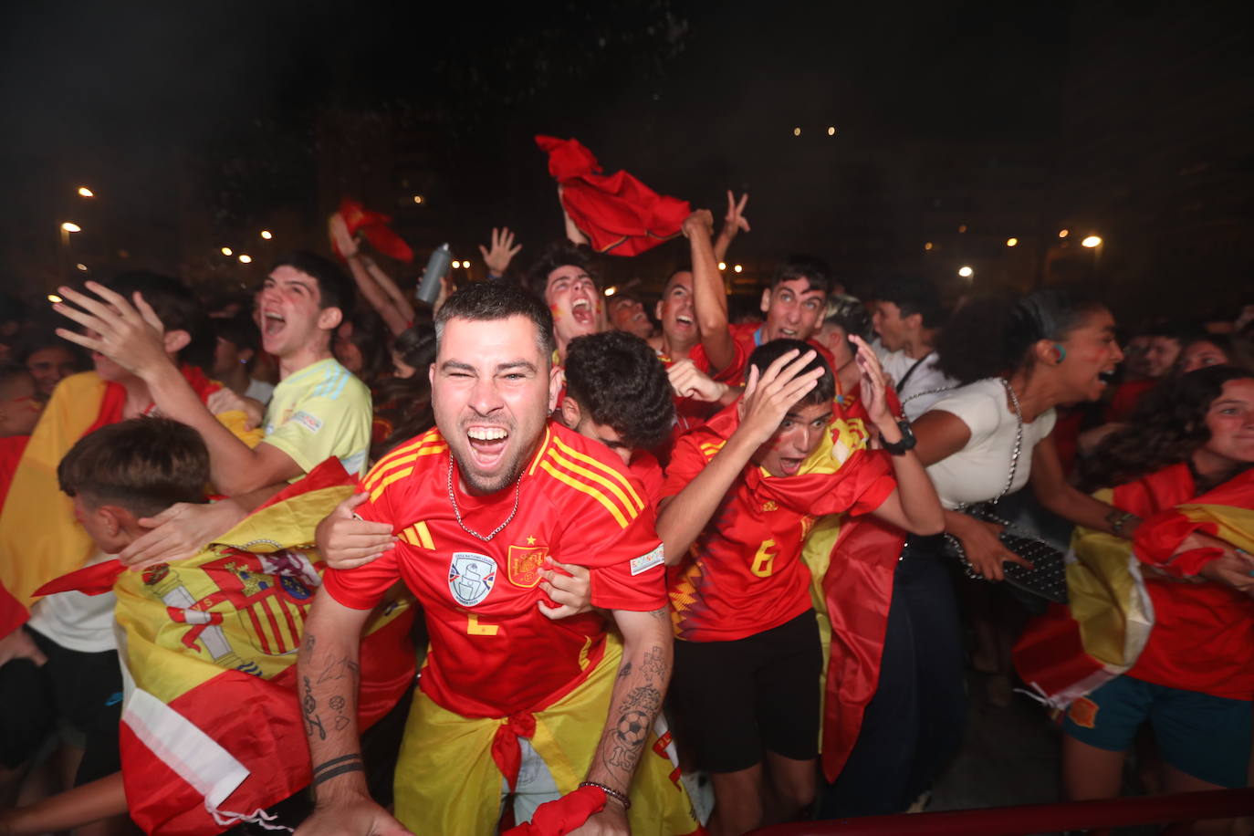 Fotos: Cádiz y La Roja, un solo corazón en la final de la Eurocopa 2024