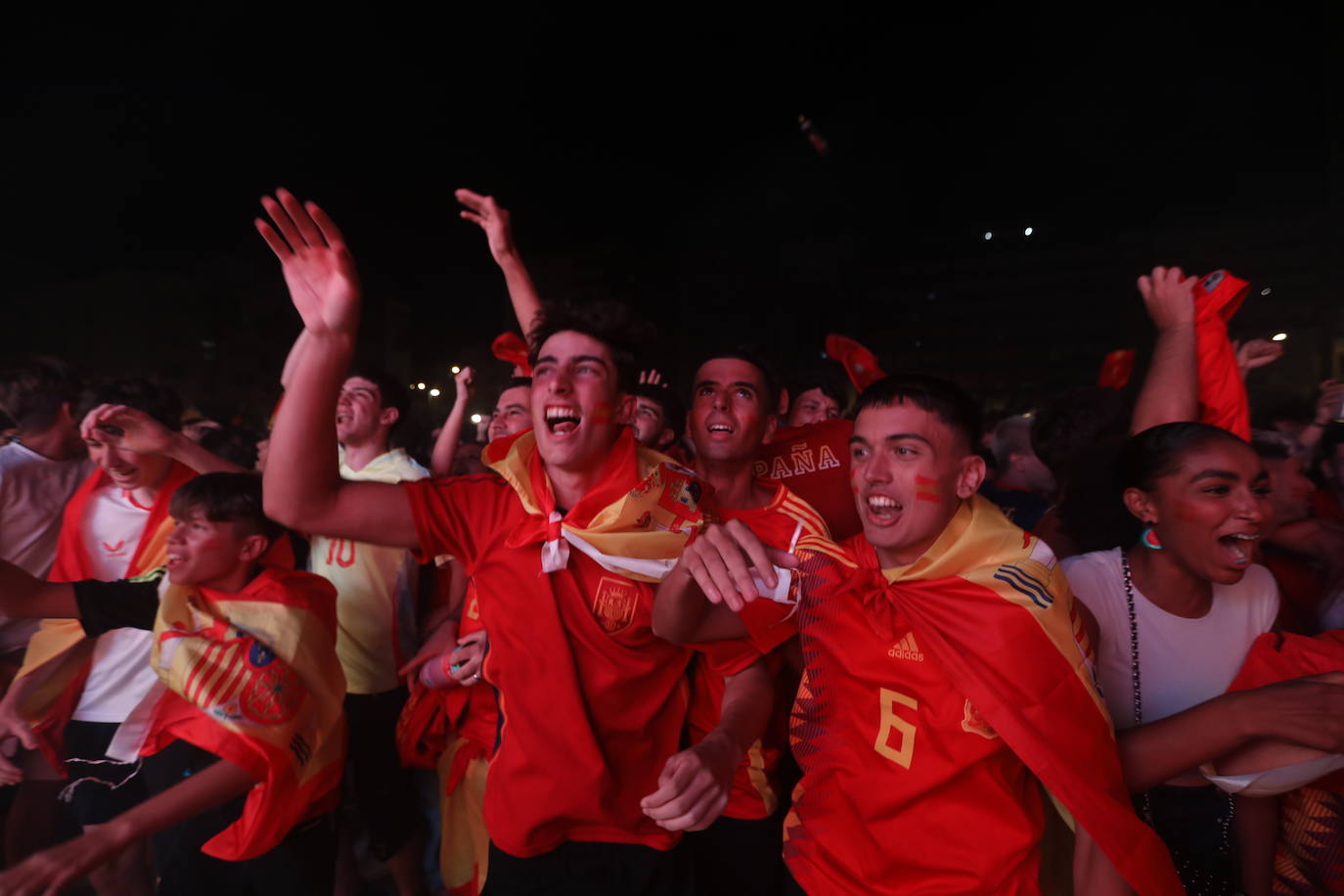 Fotos: Cádiz y La Roja, un solo corazón en la final de la Eurocopa 2024