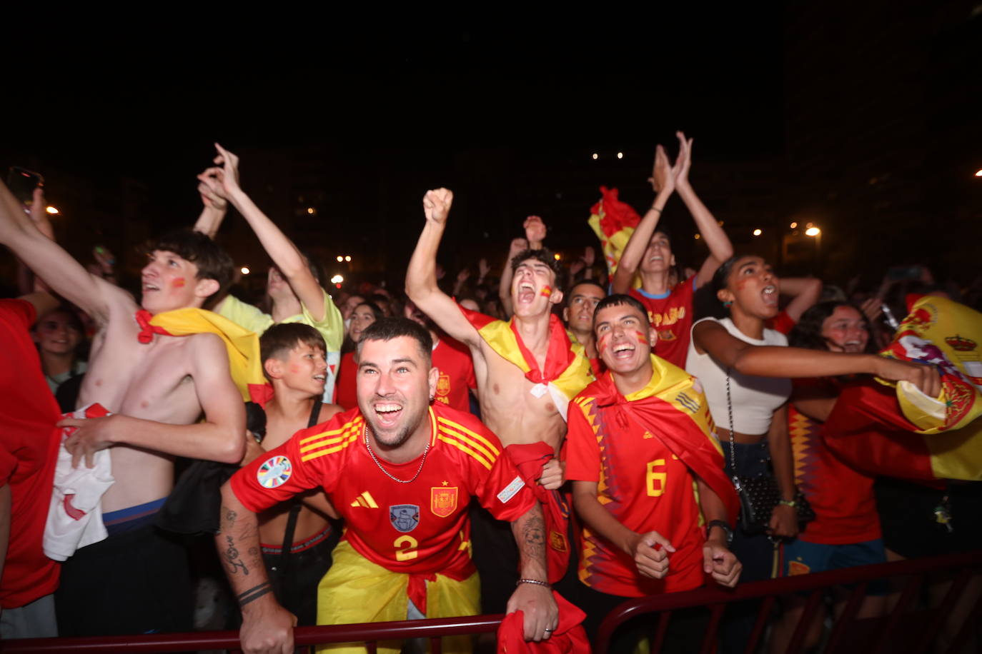 Fotos: Cádiz y La Roja, un solo corazón en la final de la Eurocopa 2024