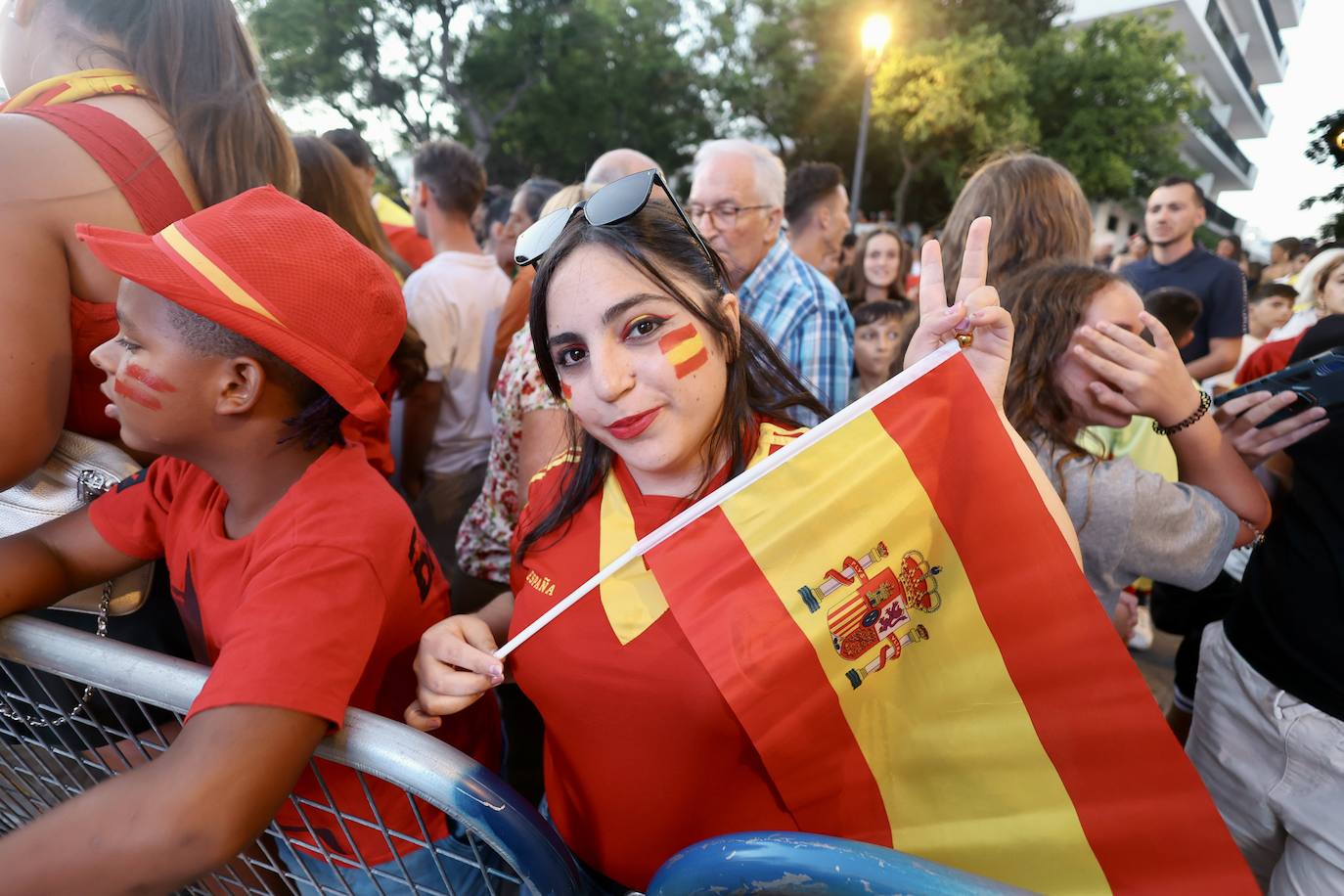 FOTOS: Los aficionados portuense se emocionan con el partido de España en la Eurocopa