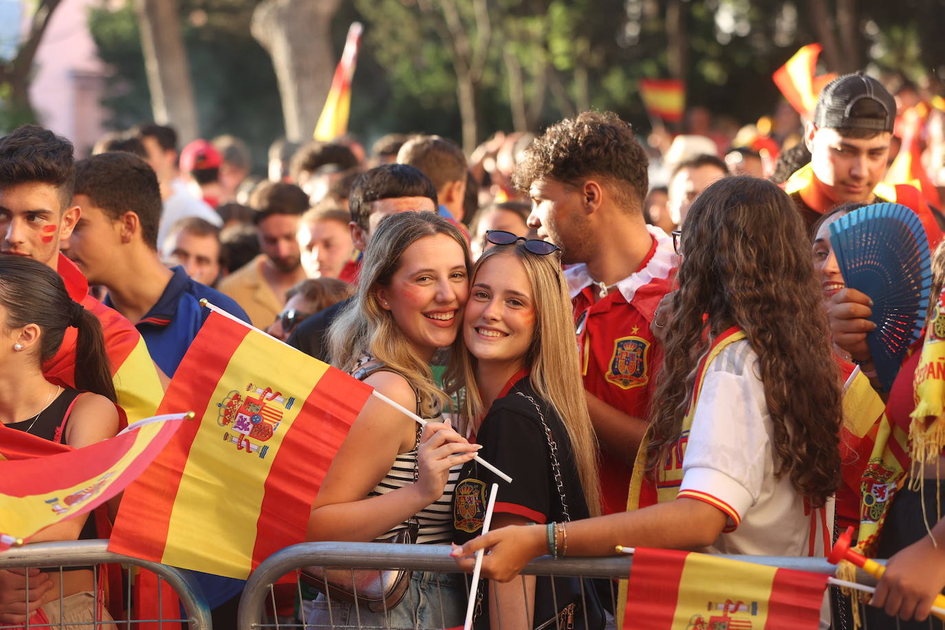 FOTOS: Los aficionados portuense se emocionan con el partido de España en la Eurocopa