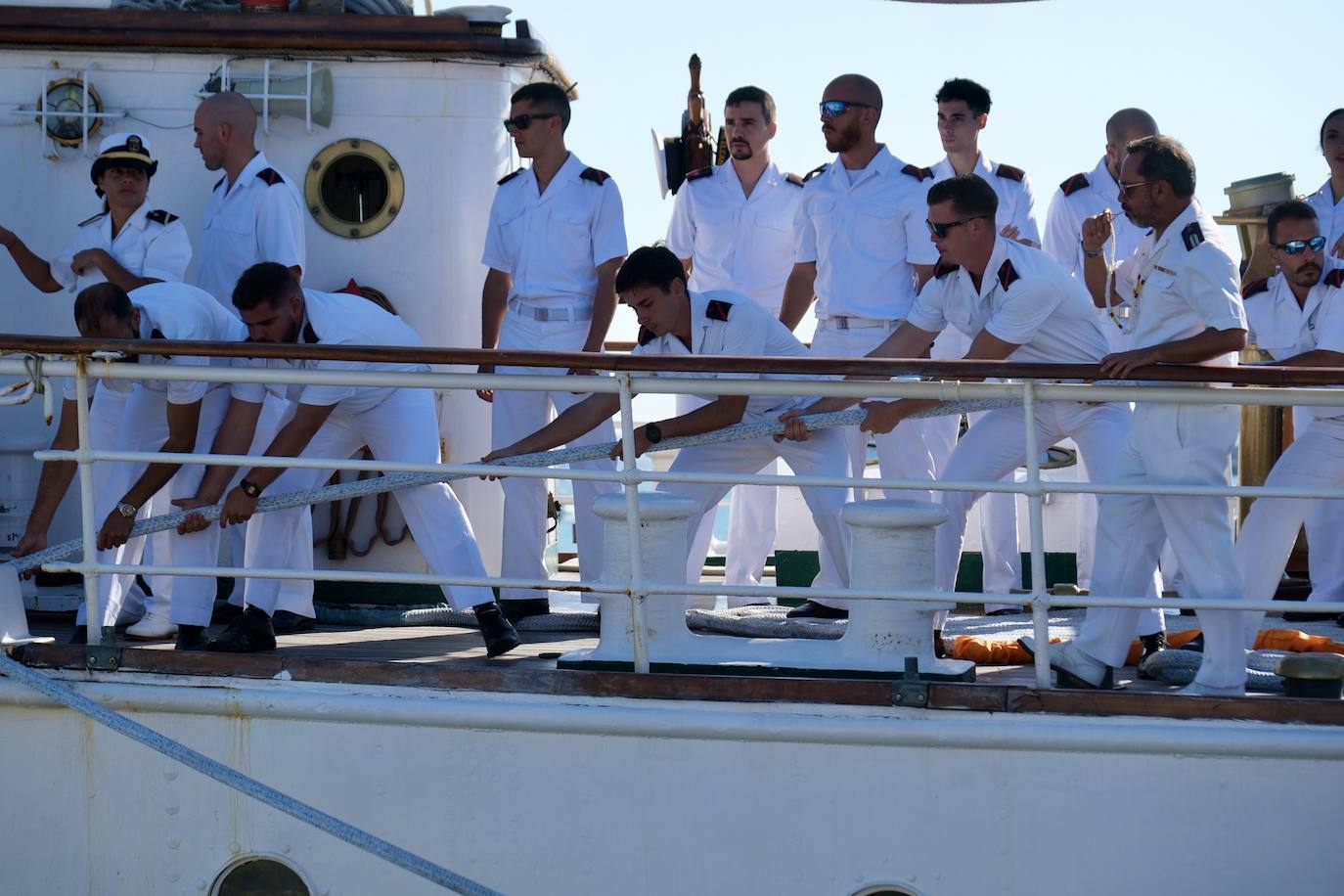 Fotos: Así ha sido la llegada de Elcano a Cádiz